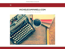 Tablet Screenshot of michelecampanelli.com
